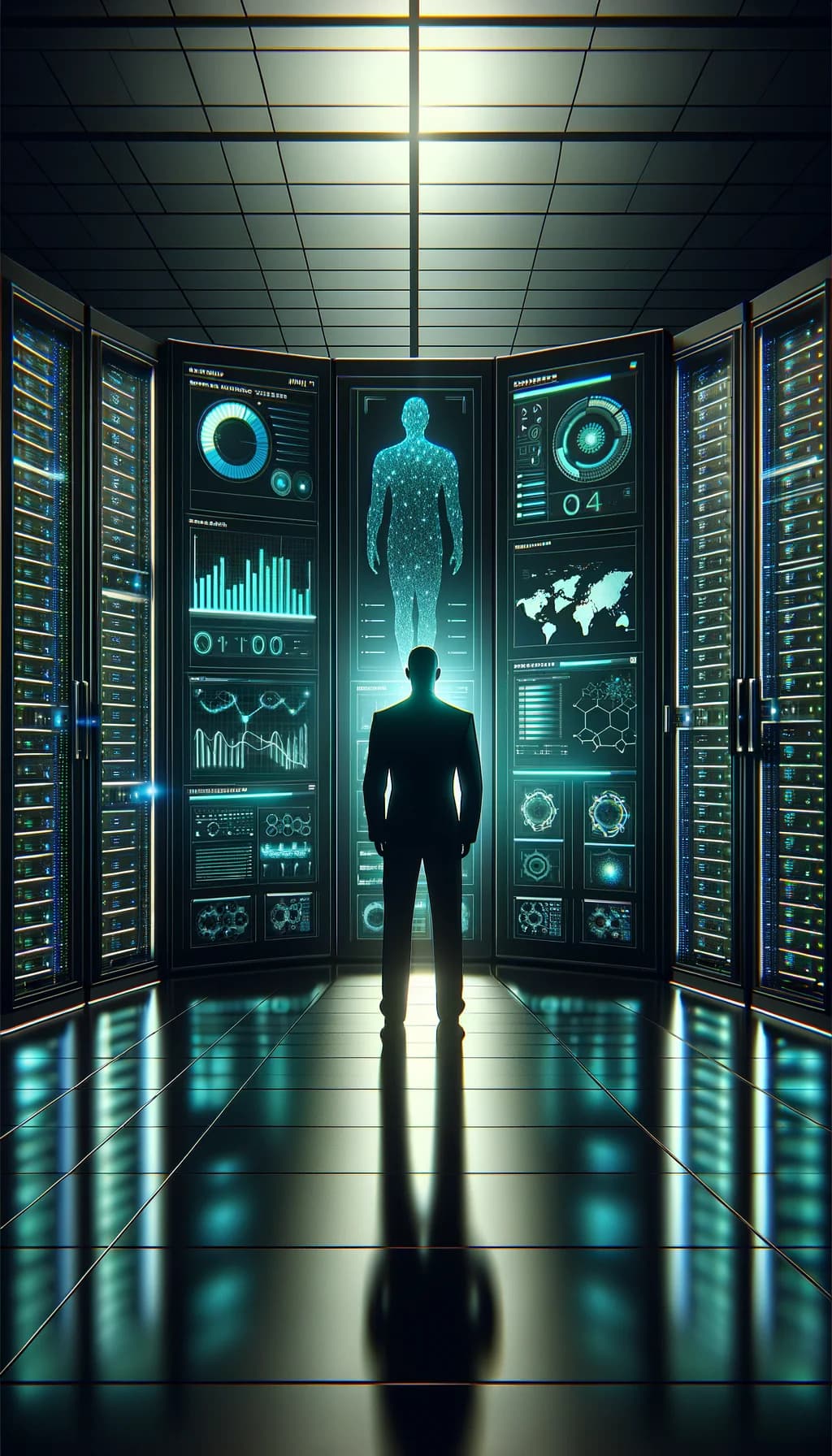 IT professional at work